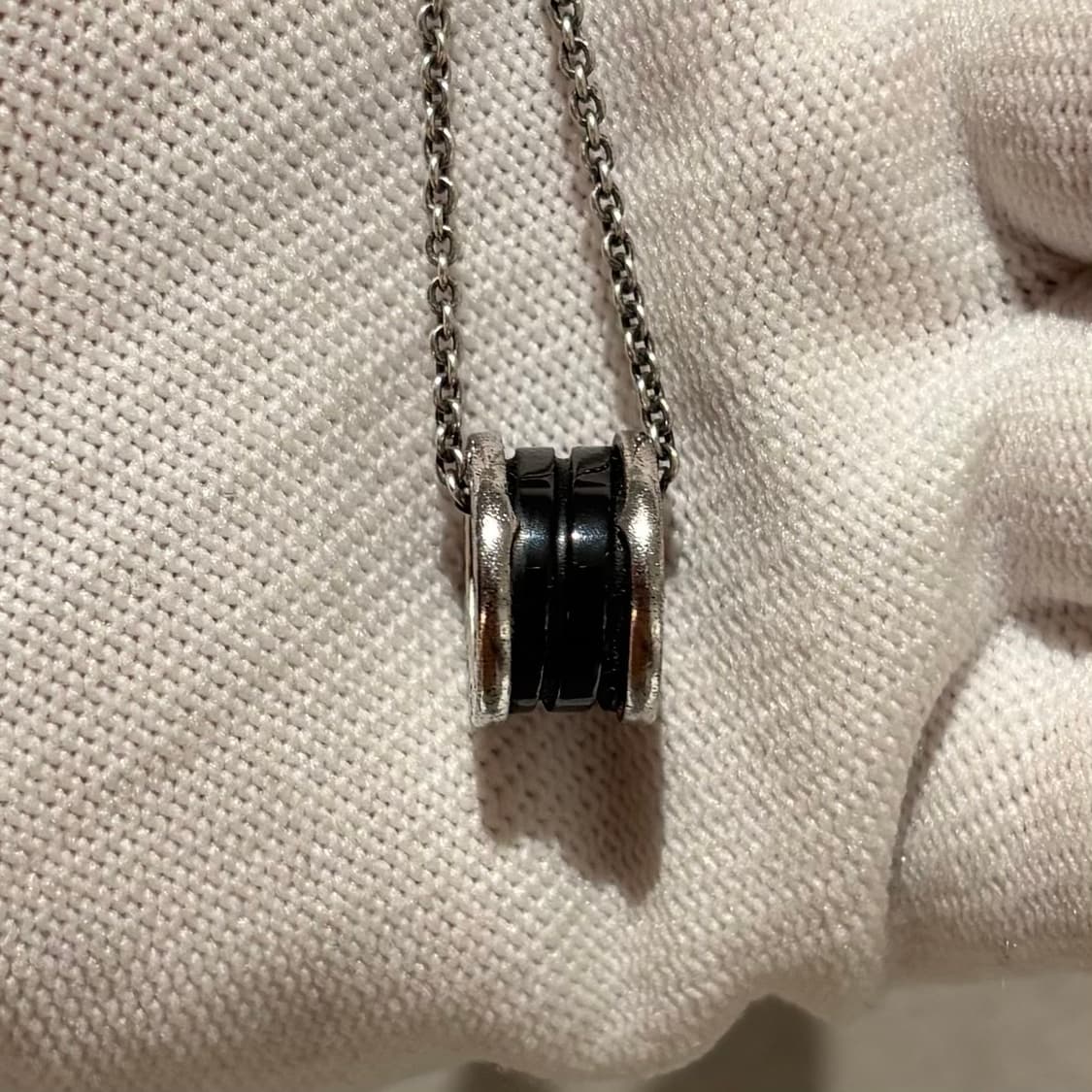 A+ OS사이즈 불가리 세이브 더 칠드런 목걸이 실버 상품이미지2