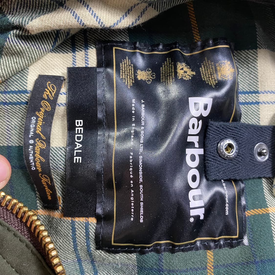 바버 비데일 자켓 (뱃지o) 상품이미지3