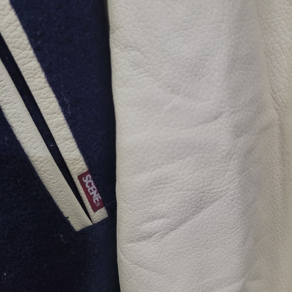 SCENE 80s 울 레더 초빈티지 바시티 자켓 스타디움 자켓  상품이미지3