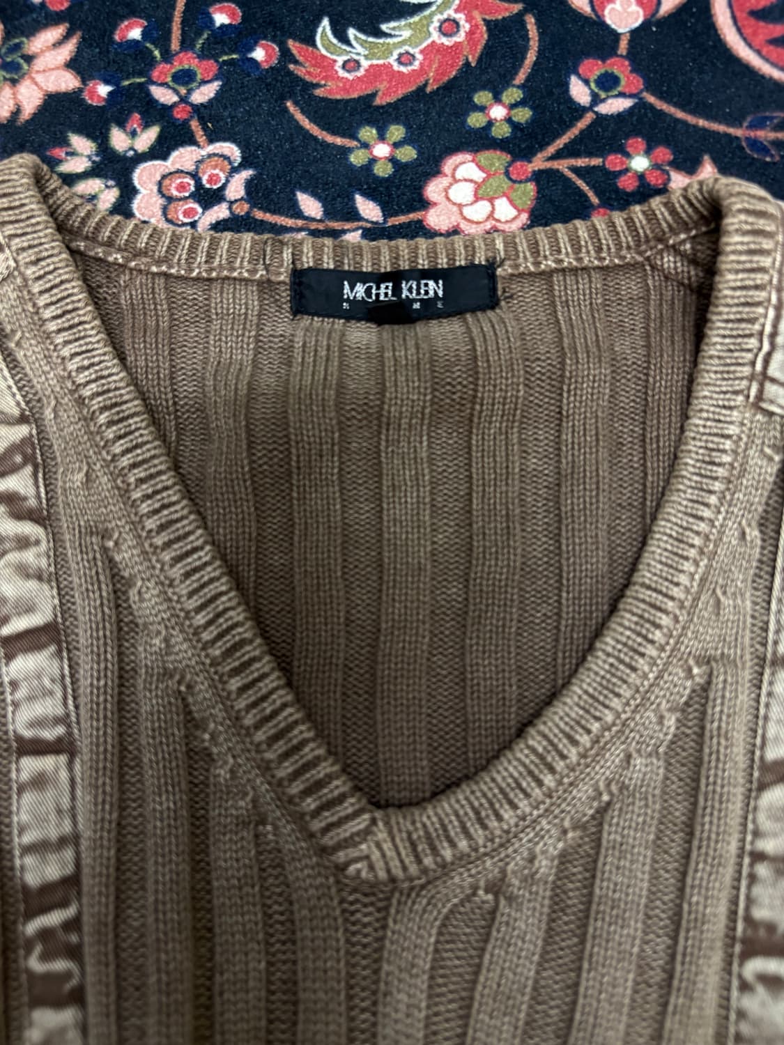 MICHEL KLEN ash brown knit 상품이미지2