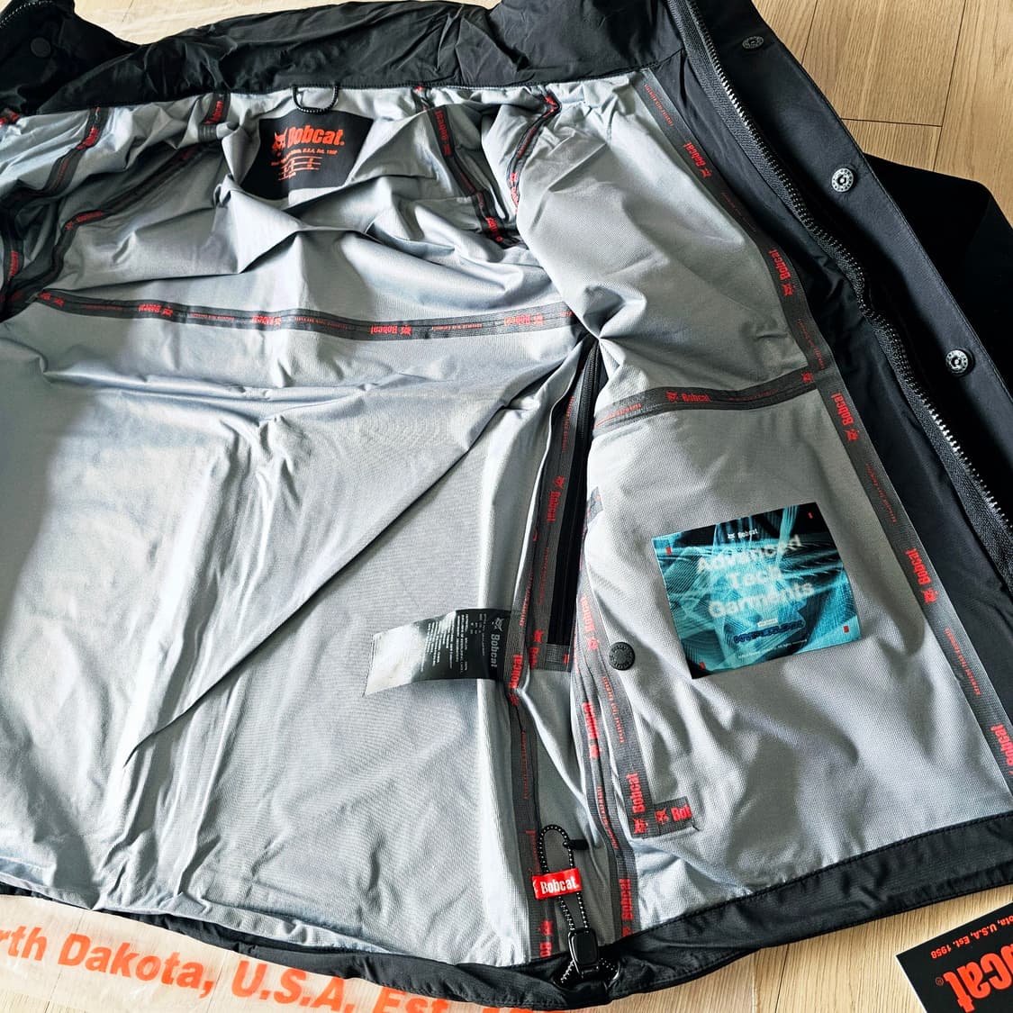 M 95 100 새제품)밥캣 레이어 자켓 바람막이 심실링 방수 방풍 등산 상품이미지5