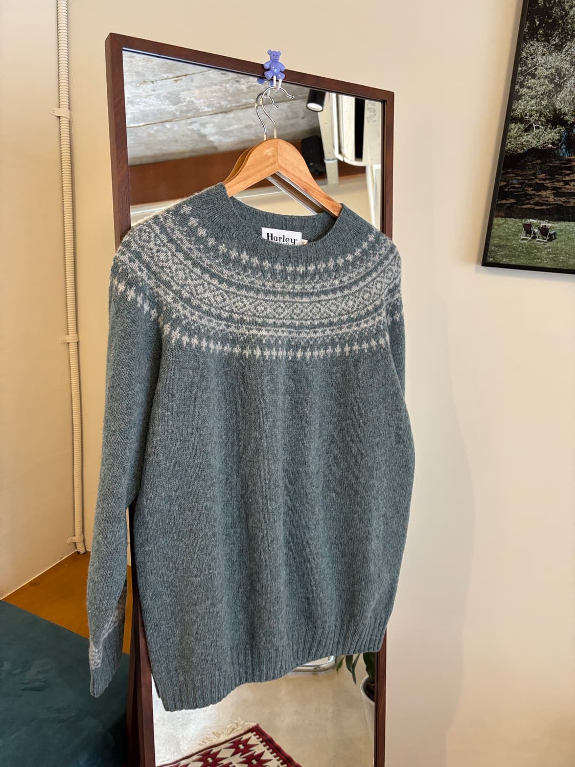 Harley of Scotland 할리오브스코틀랜드 페어아일 체크 스웨터 상품이미지5