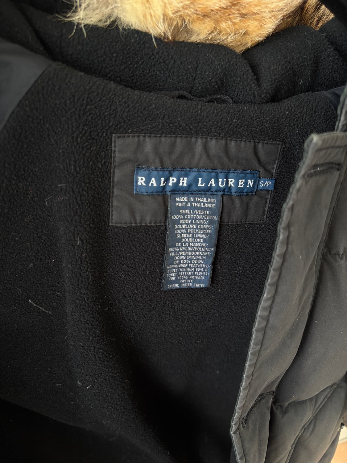 폴로 랄프로렌 봄버 다운패딩 (M) 상품이미지8