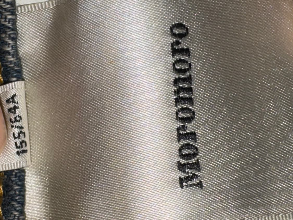 MOROMORO 데님 리본 미니 원피스 155/64A 상품이미지3