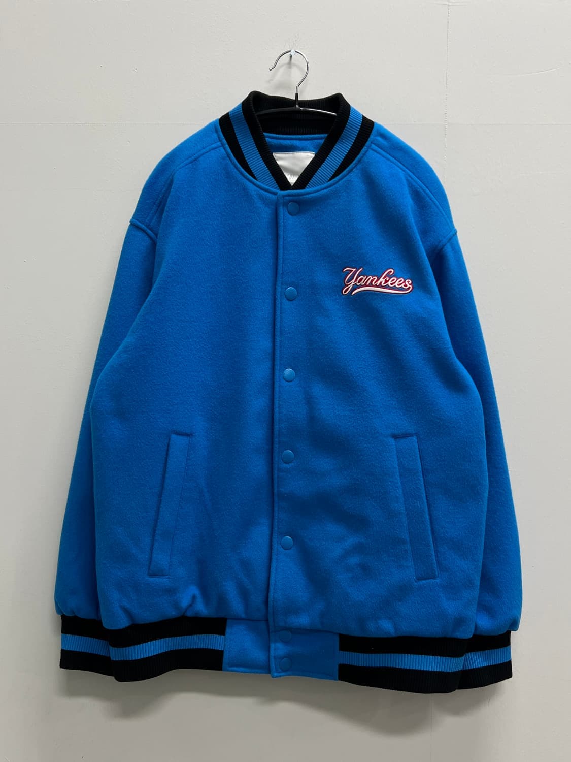 (105) MLB 양키즈 울 바시티 자켓 블루 상품이미지2