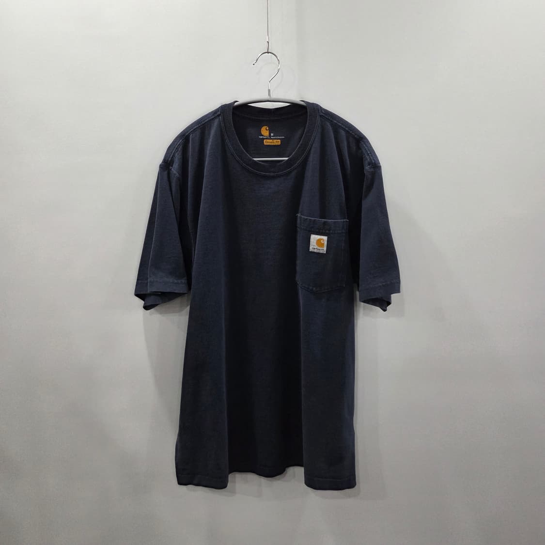 칼하트 원포켓 코튼 반팔티 네이비 M 상품이미지1
