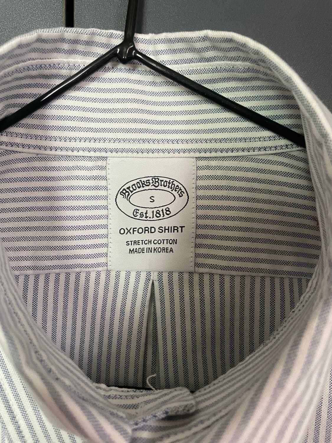 브룩스 브라더스 시그니처 로고 스트라이프 옥스퍼드 셔츠 상품이미지2