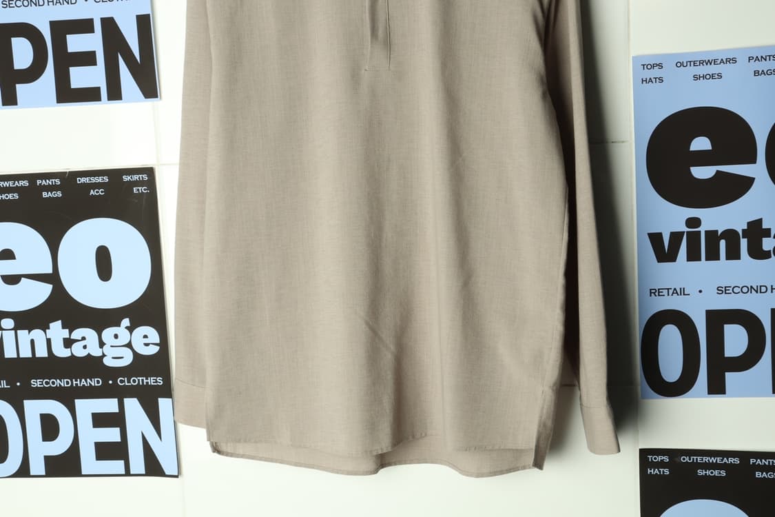 (M-XL) 드로우핏 셔츠 남방 차이나카라 오리엔탈 린넨 마-H31861 상품이미지4
