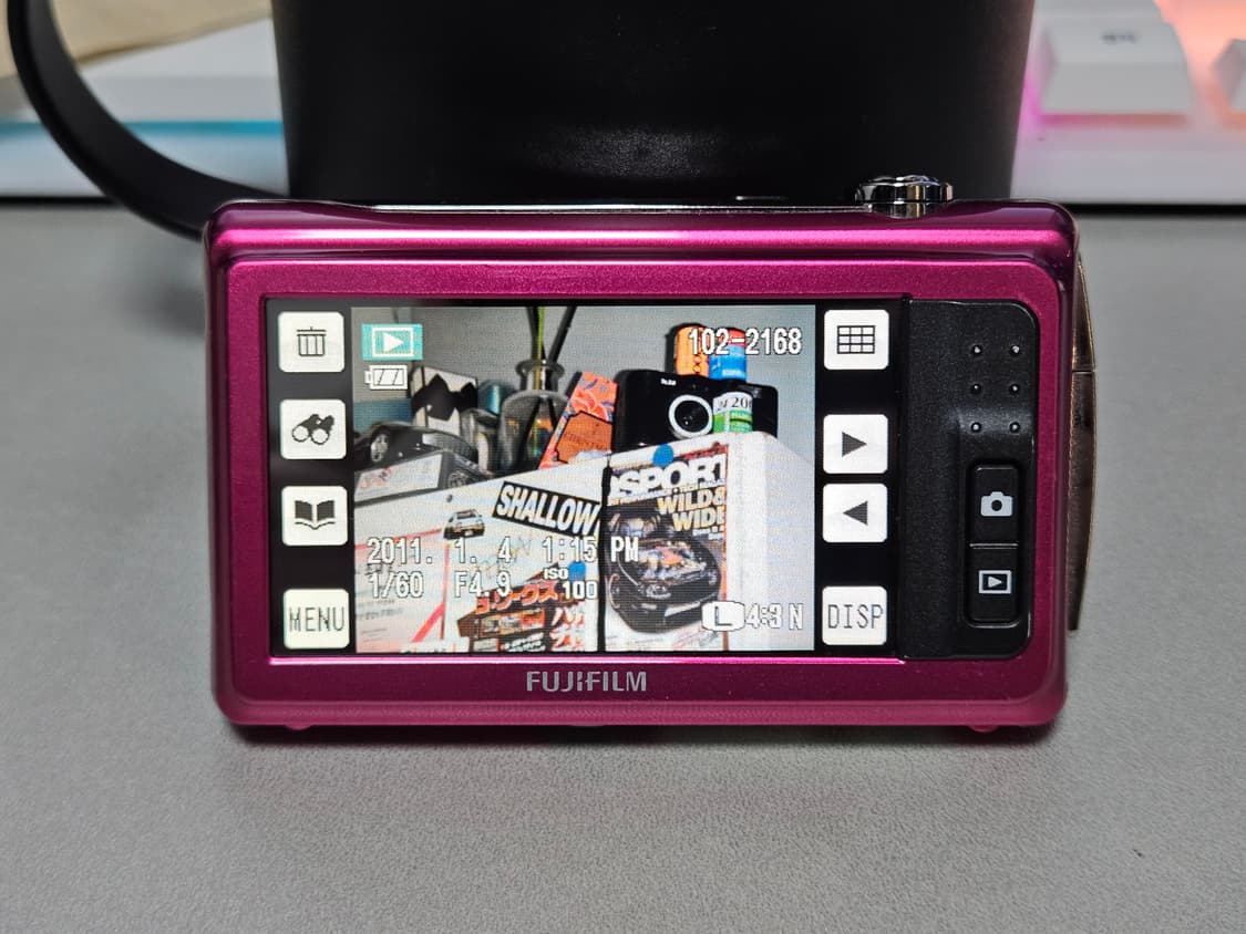 후지필름 파인픽스 z90 핑크 빈티지 디카 상품이미지5