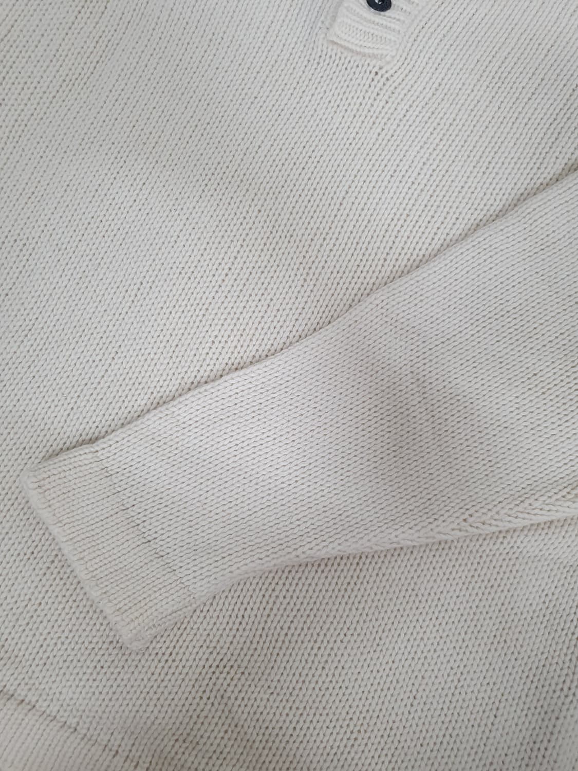 95AW 스톤아일랜드 그린 엣지 네이벌 롤넥 베이지 니트 상품이미지7