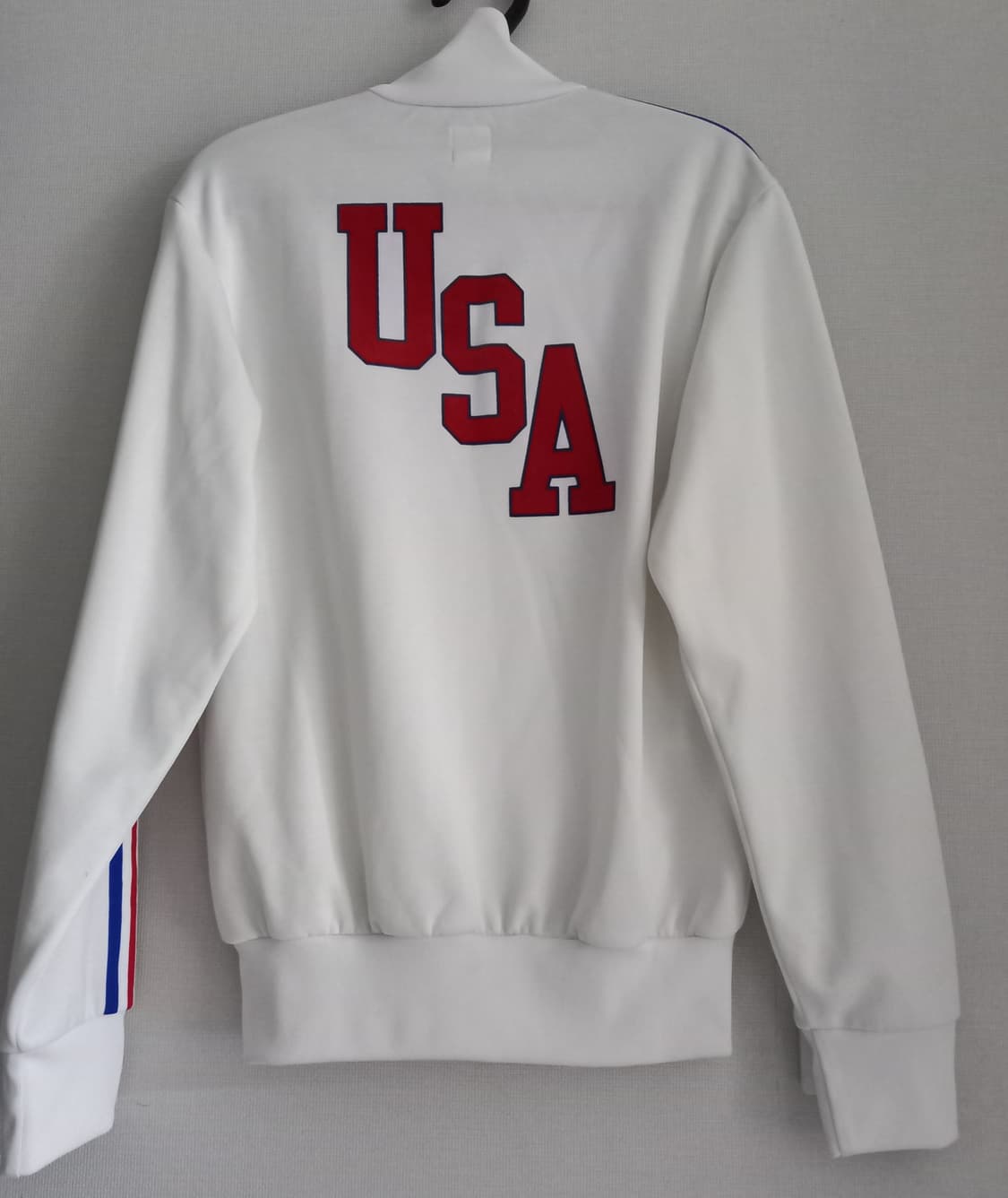 아디다스 희귀 대장급 미국 USA 화이트 트랙탑 저지 져지집업 90~95 상품이미지3