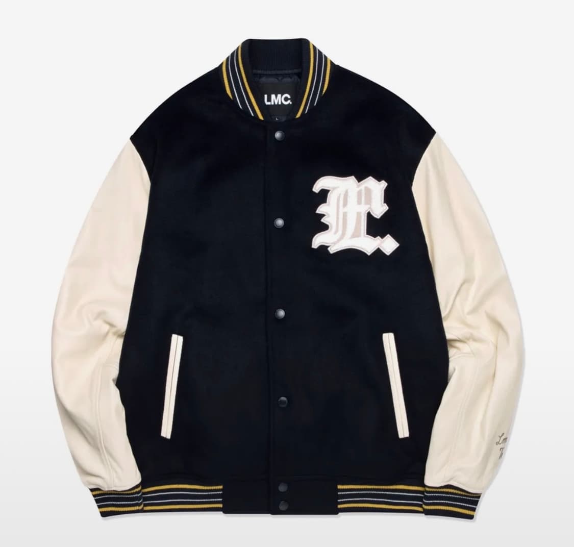 LMC ANGEL WOOL VARSITY JACKET navy 상품이미지1
