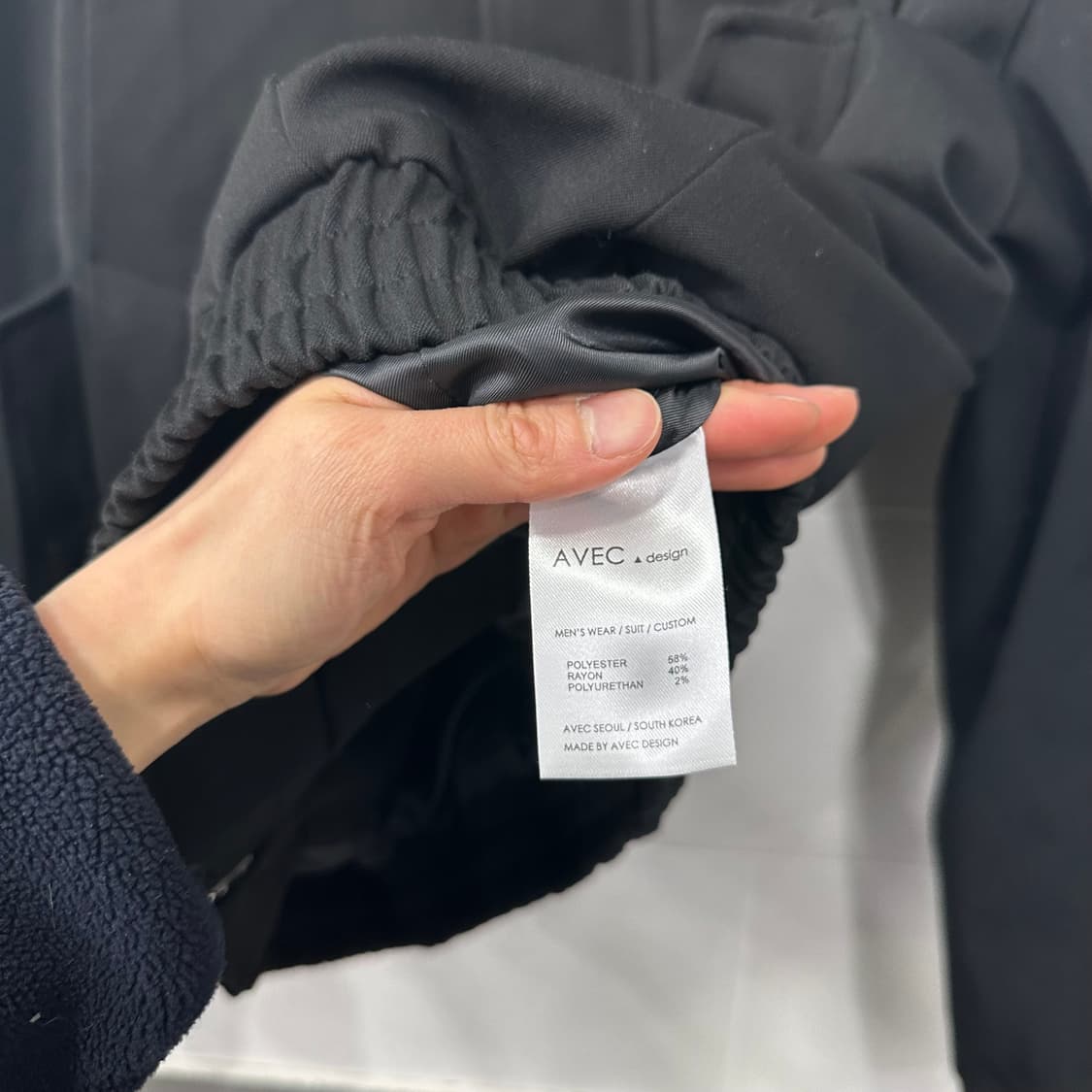 AVEC_design 블루종 자켓 상품이미지3