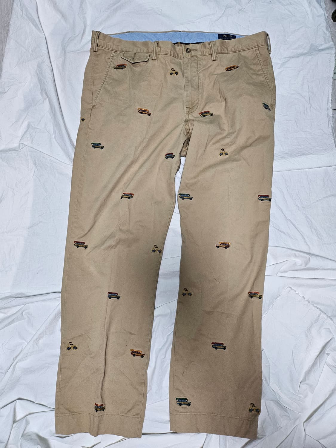 폴로랄프로렌 베어로고 스트레이트 치노 팬츠 38 상품이미지1