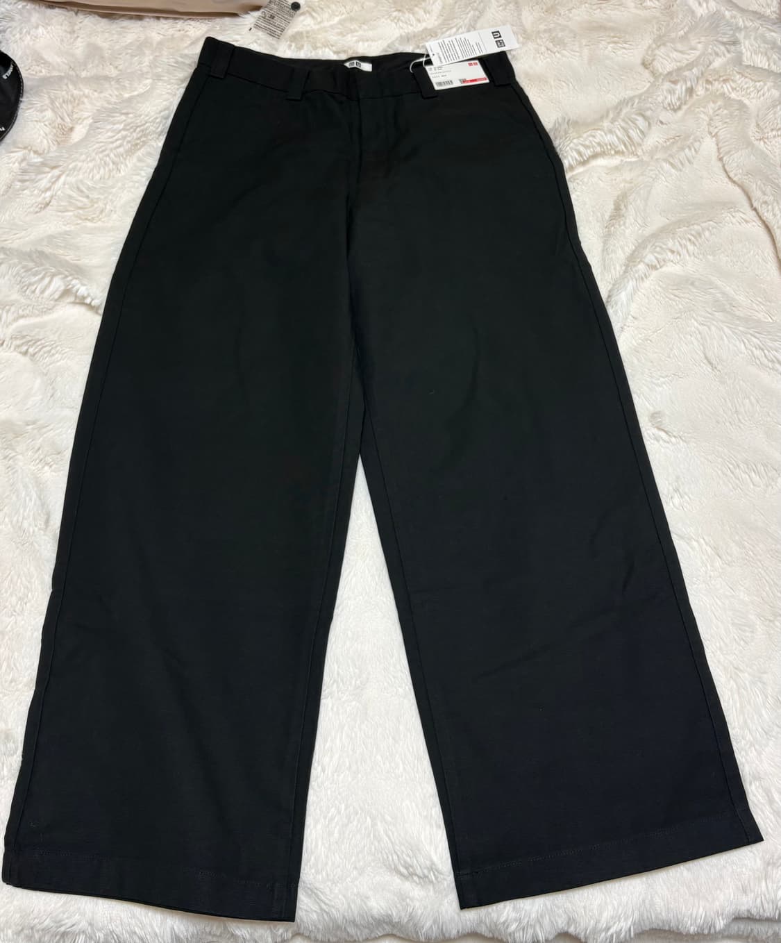 유니클로u 25fw 와이드스트레이트 치노팬츠 브라운,블랙/85 상품이미지5