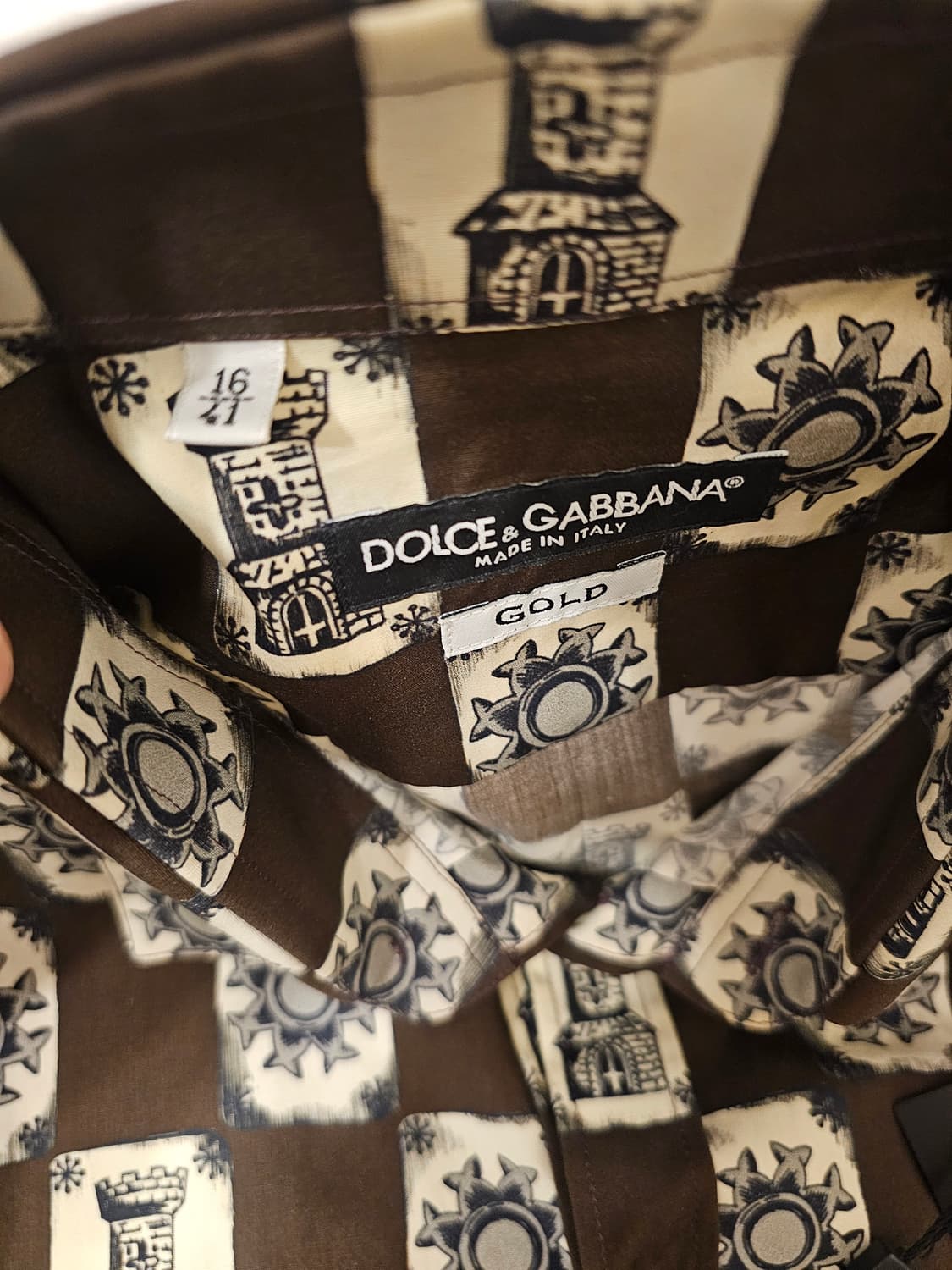 돌체엔가바나 프린팅 셔츠 새상품 상품이미지4