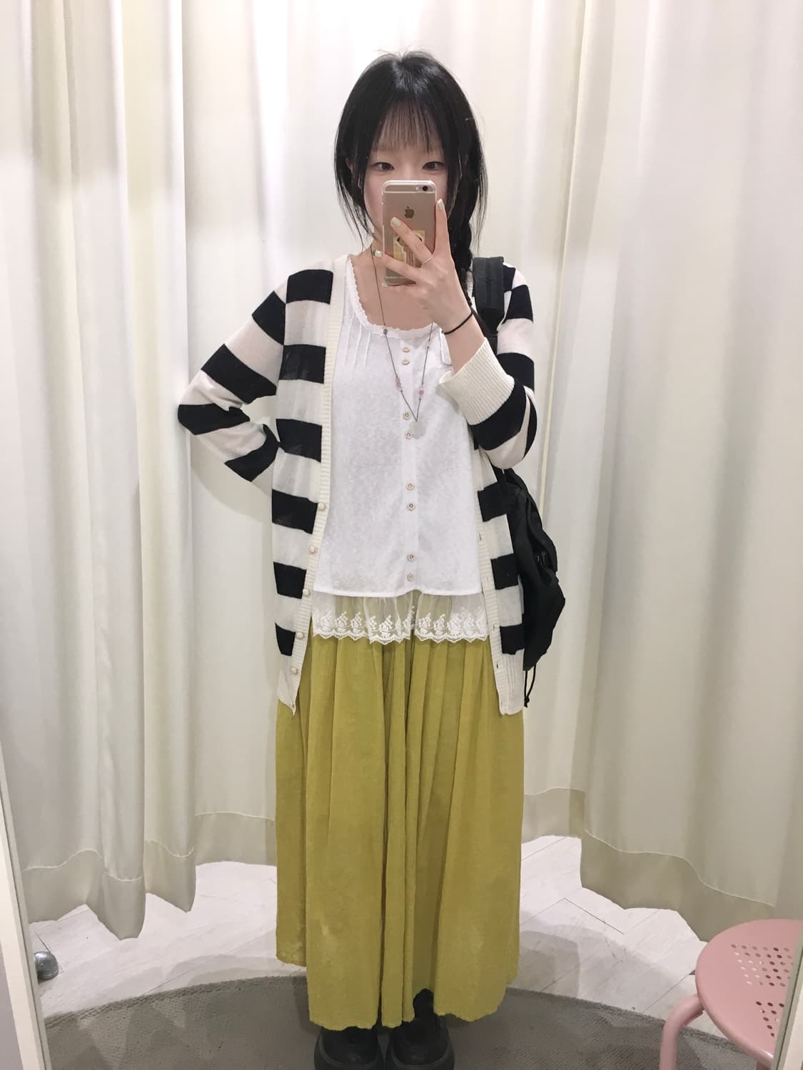 OZOC Stripe cardigan 상품이미지3