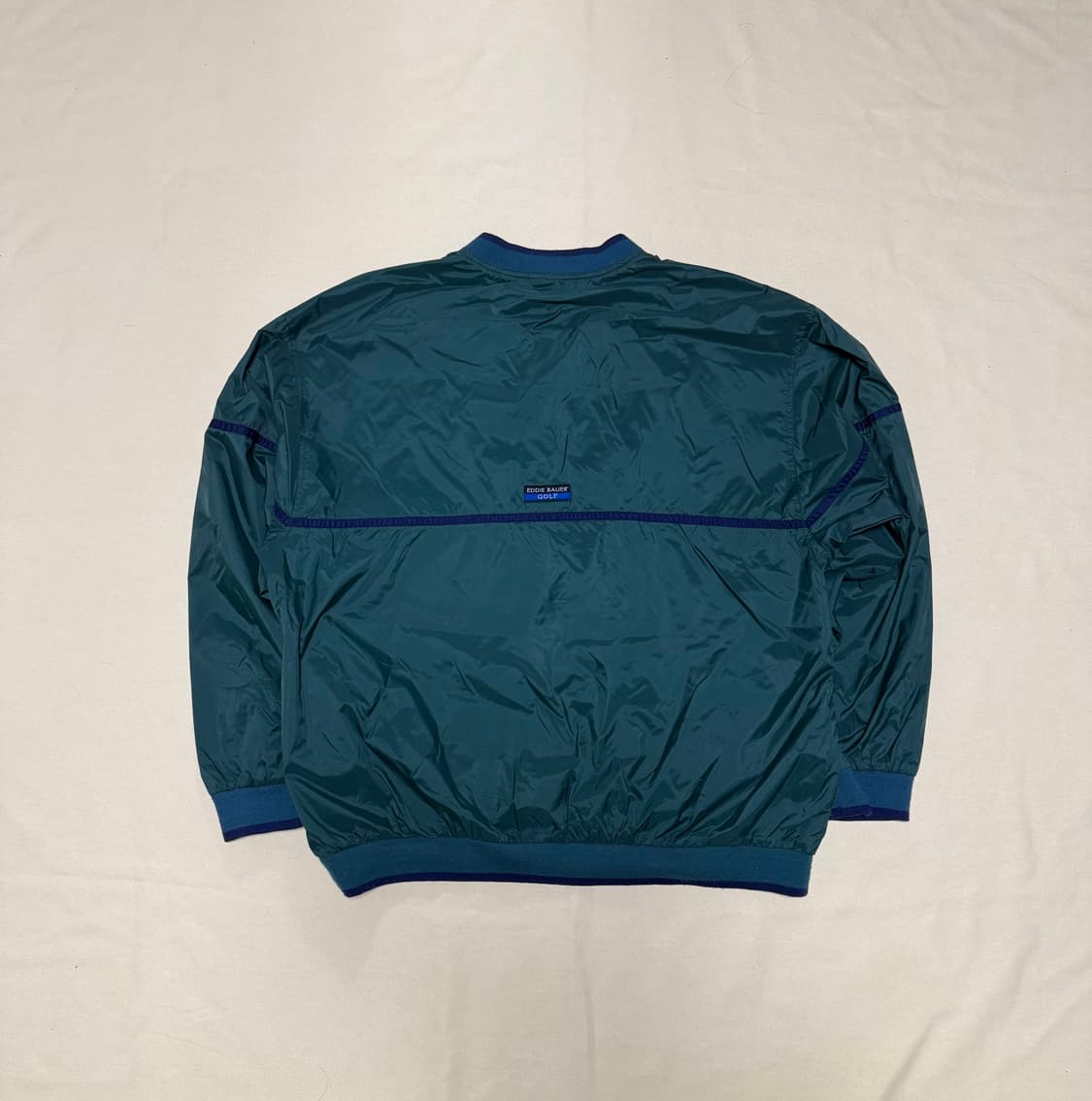 EBTEK(에디바우어) 브이넥 나일론 풀오버 90s 상품이미지6