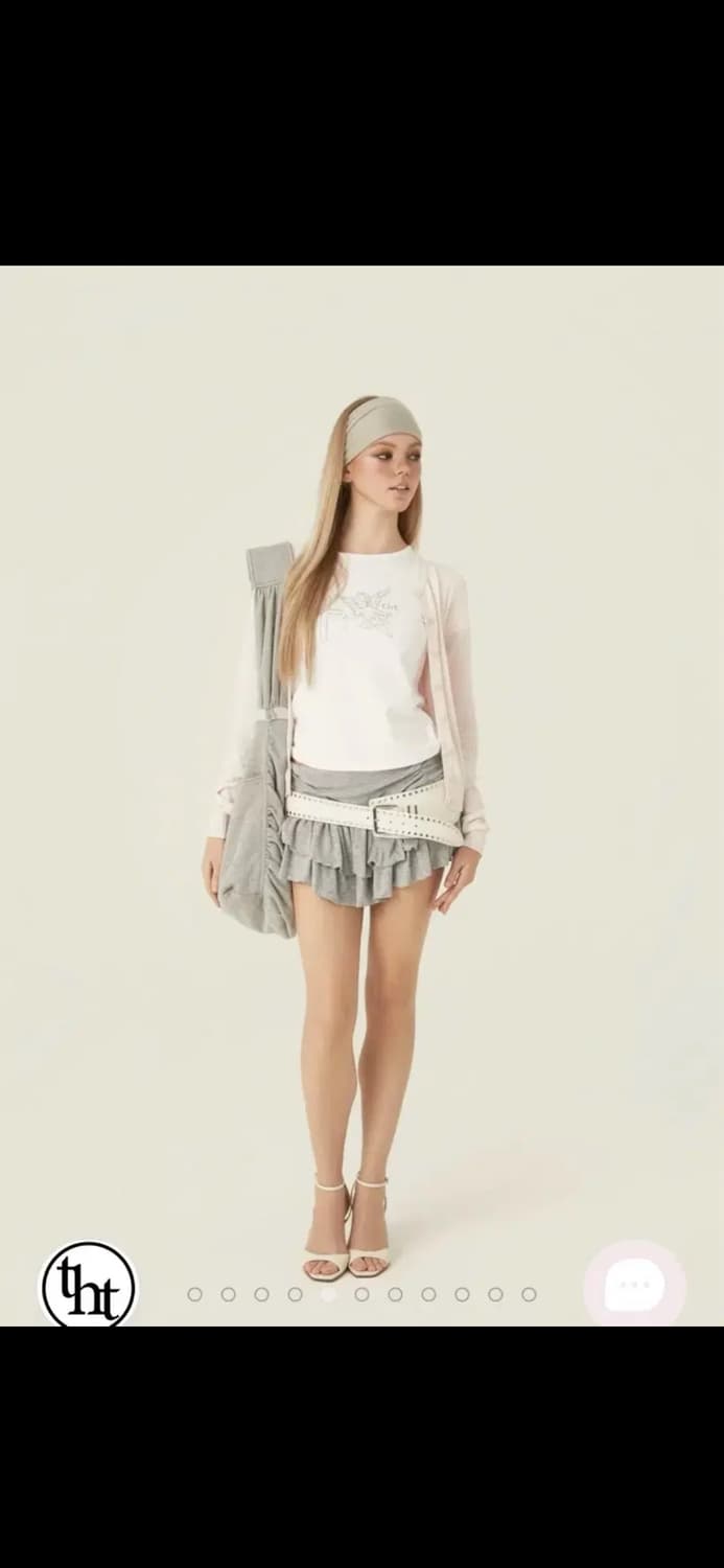 쓰리타임즈 아이비 가디건(핑크) 상품이미지1