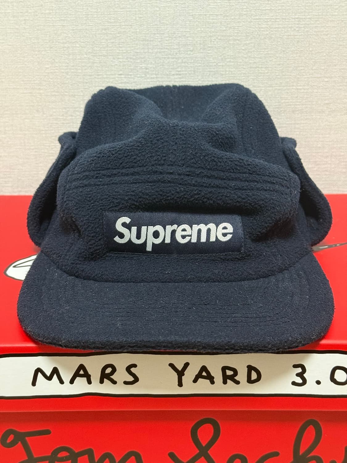 슈프림 폴라텍 캠프캡 네이비 상품이미지1