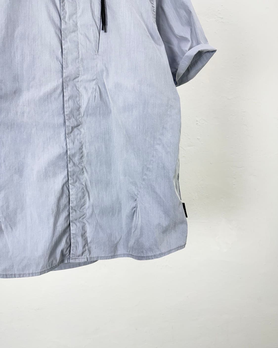 스톤아일랜드 09ss 쉐도우 프로젝트 그레이 나일론 쇼트 셔츠 상품이미지5