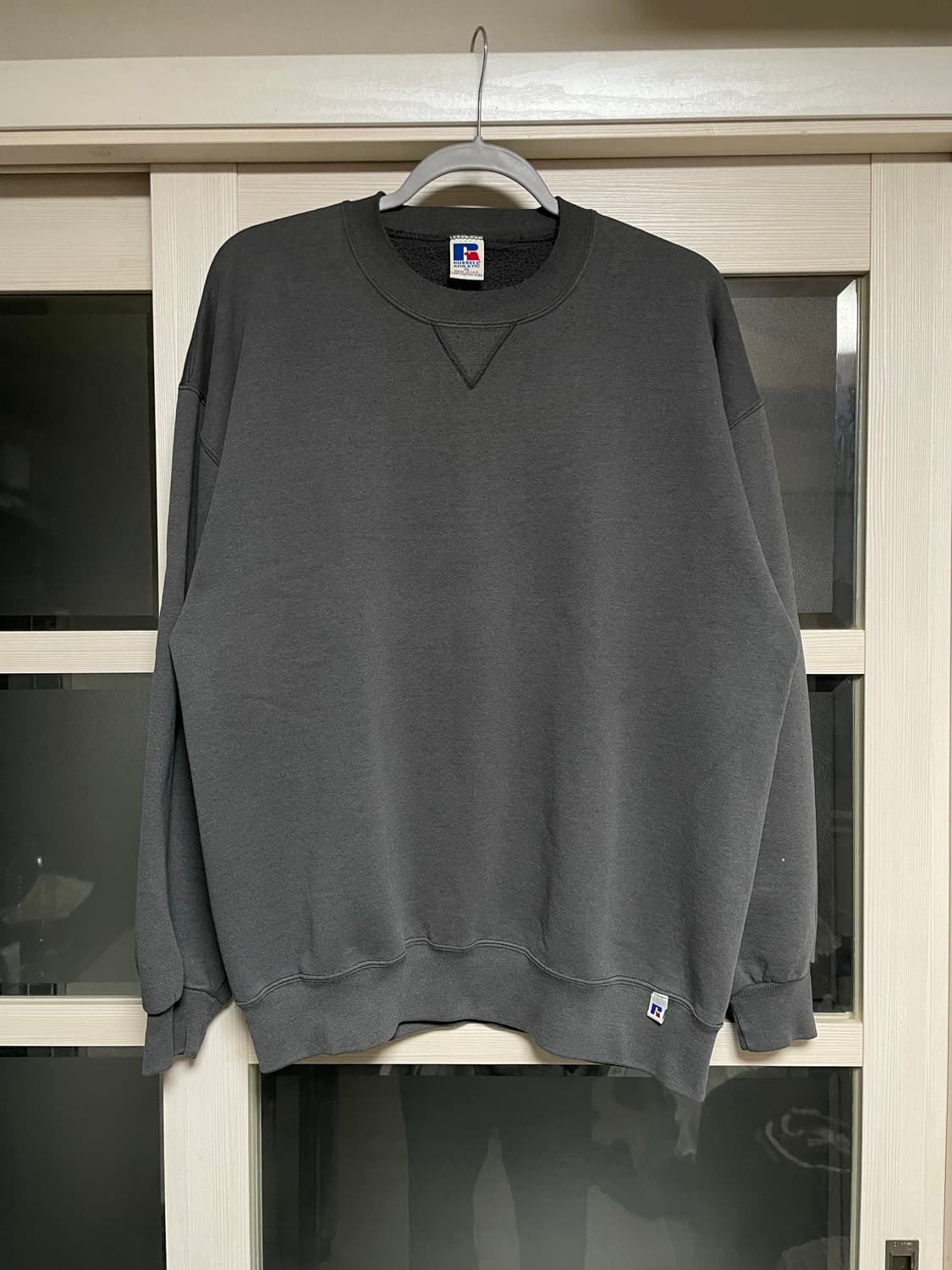 [XL] 90s USA 러셀 스웻 차콜 상품이미지1