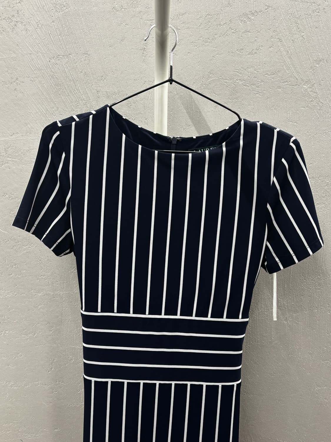 랄프로렌 네이비 스트라이프 반팔 롱 원피스 상품이미지3