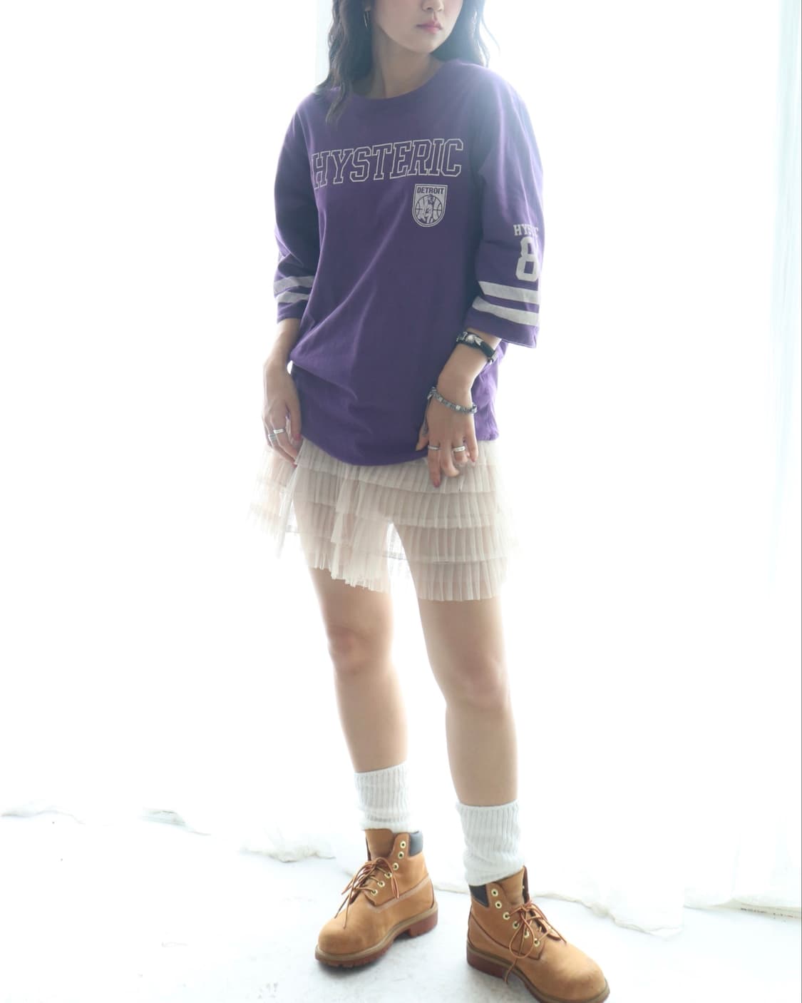 [Hysteric Glamour] Purple Reversible Tee 상품이미지3