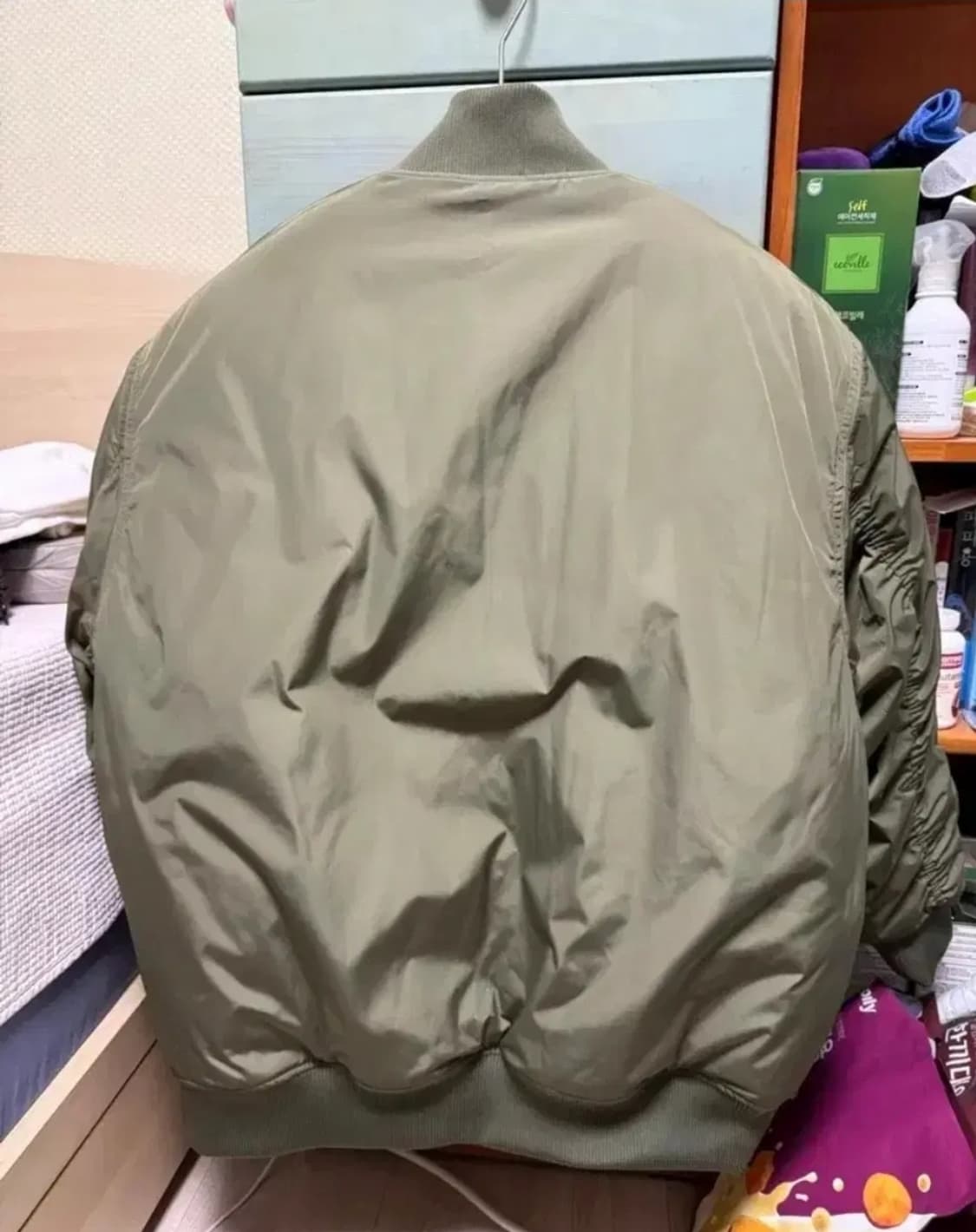 아디다스 봄버 자켓 카키 상품이미지2