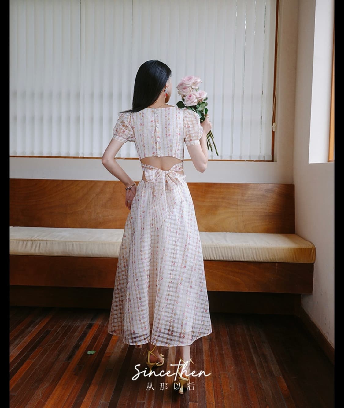 sincethen 신스덴 백리본 원피스 상품이미지3