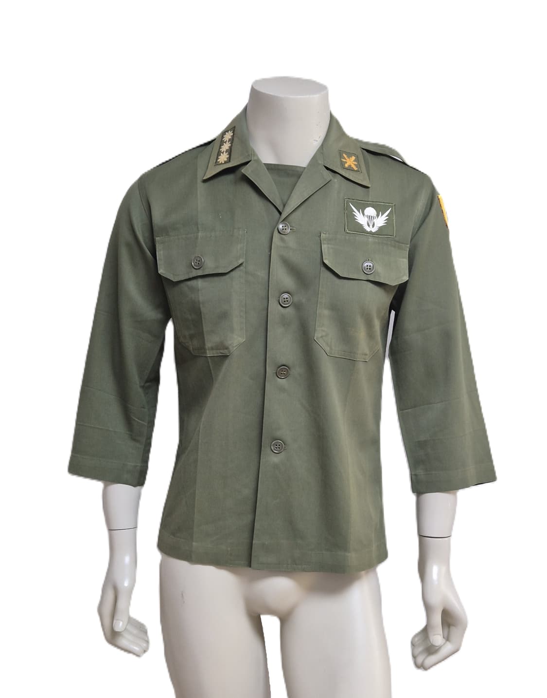 육군 구형 수방사 포병 대령 민무늬 전투복 상의 자켓 (S) 상품이미지1