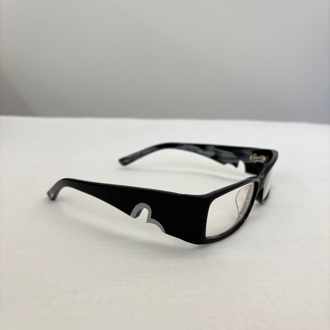 EVISU 에비수 블랙 뿔테 빈티지안경 상품이미지3