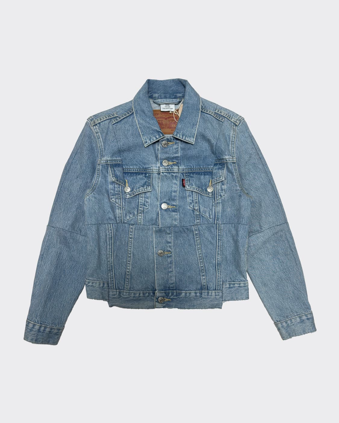 18FW 베트멍 리바이스 인디고 리워크 크롭 데님자켓 상품이미지1