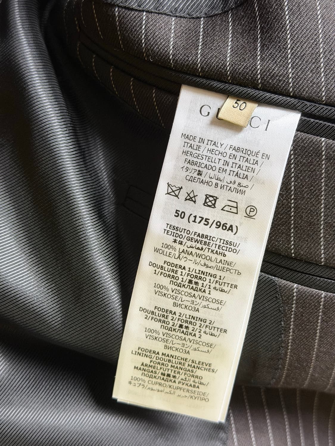 gucci hahaha stripe blazer 50 상품이미지4