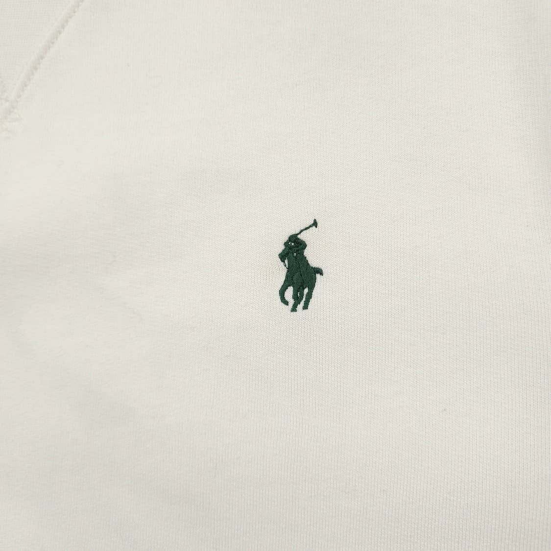 M(95)폴로 랄프로렌 크루넥 롱슬리브 화이트 상품이미지3