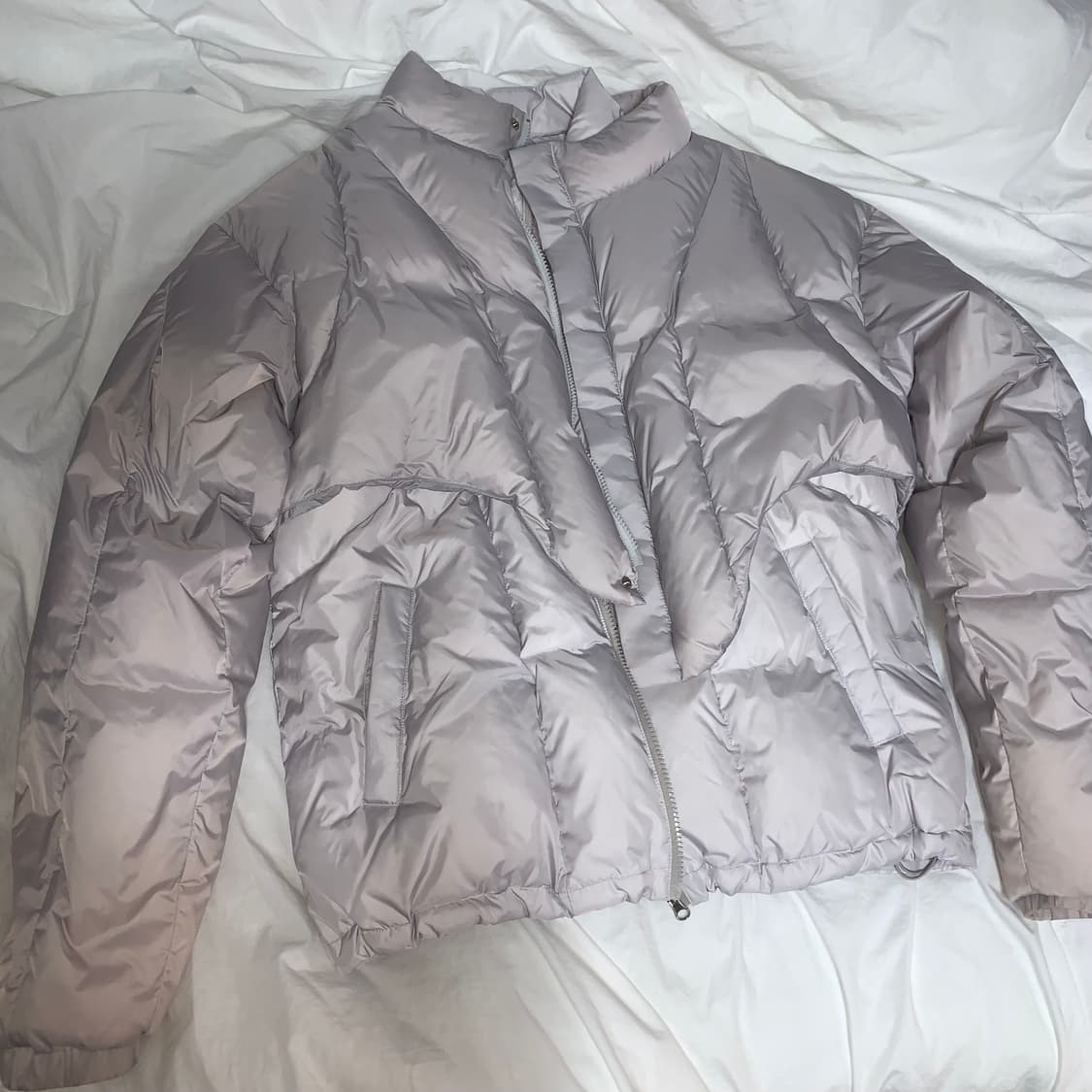 오호스 레이어드 볼레로 다운 자켓 패딩 2 상품이미지4