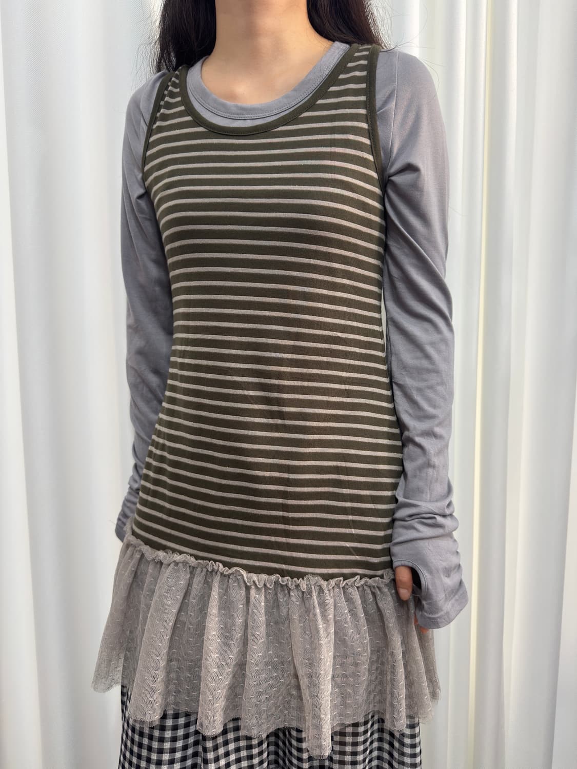 stripe sleeveless 상품이미지4
