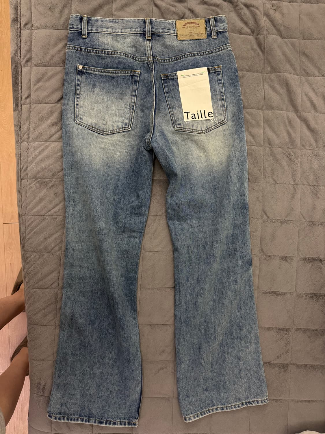 [2] Taille 타일레 boil wash oil blue 진(새상품) 상품이미지2