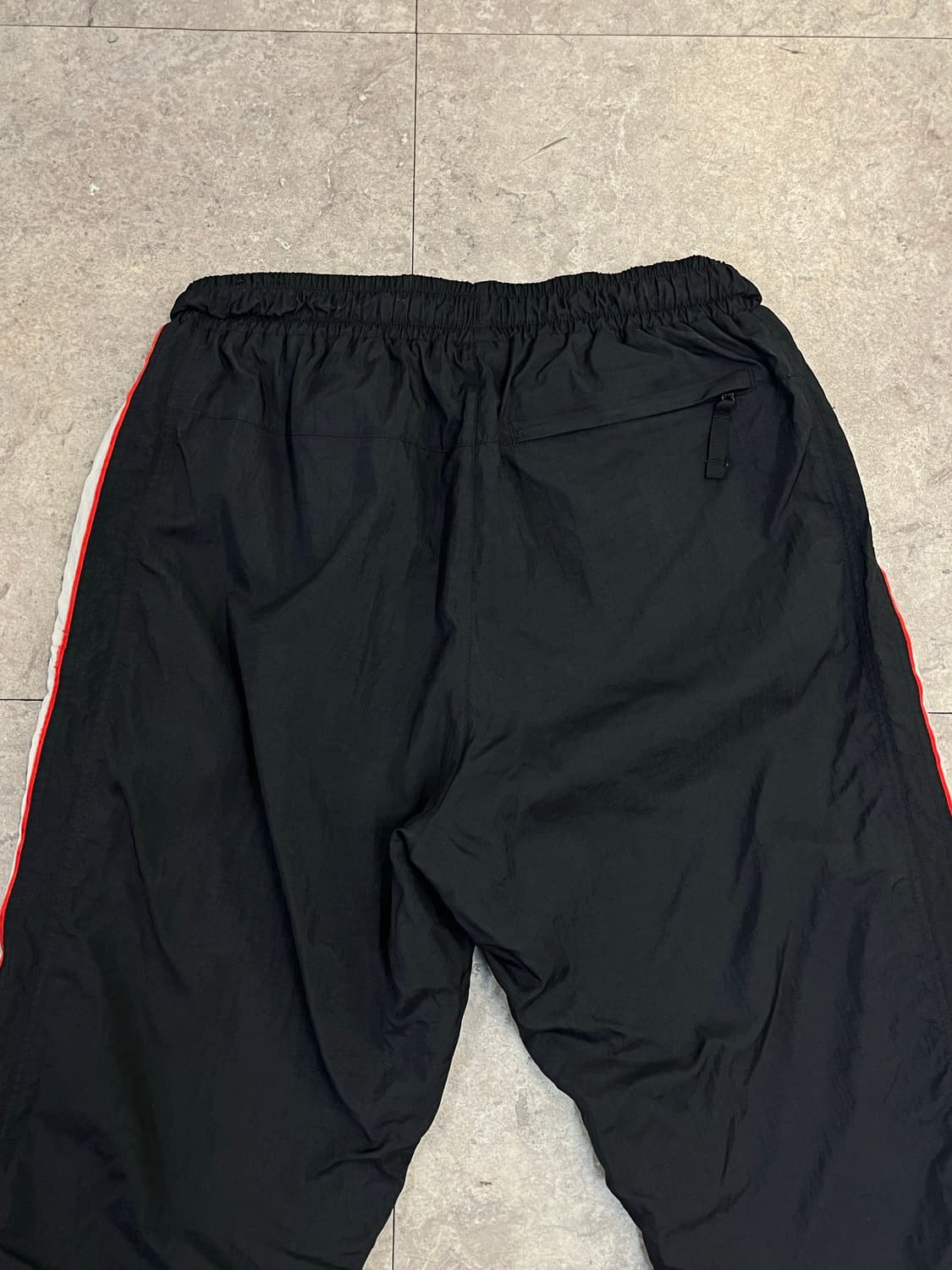 나이키 스우시 사이드 라인 밴딩 조거 팬츠 블랙 L #csz3400 상품이미지7