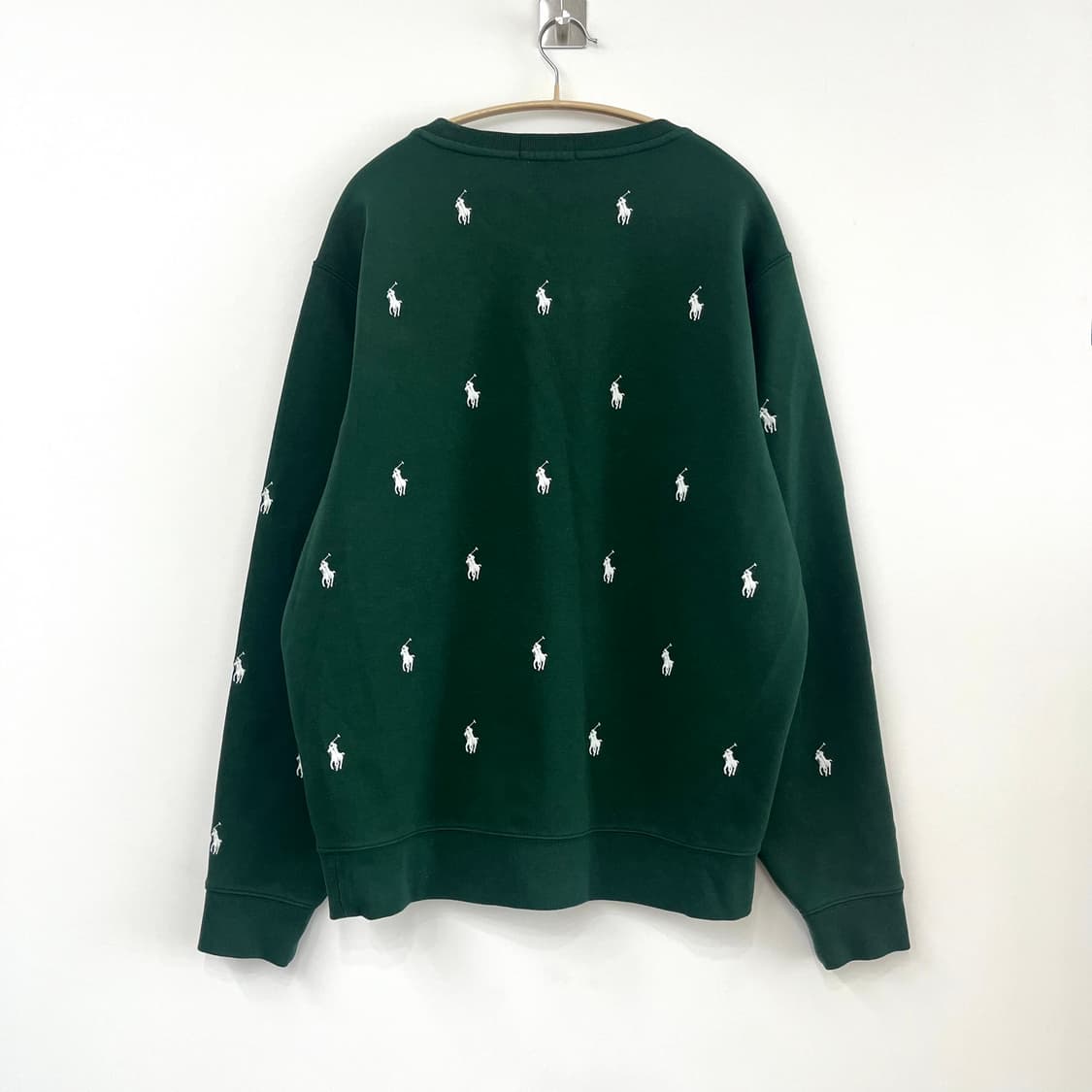 폴로 랄프로렌 신형 자수 포니 딥그린 맨투맨 상품이미지3