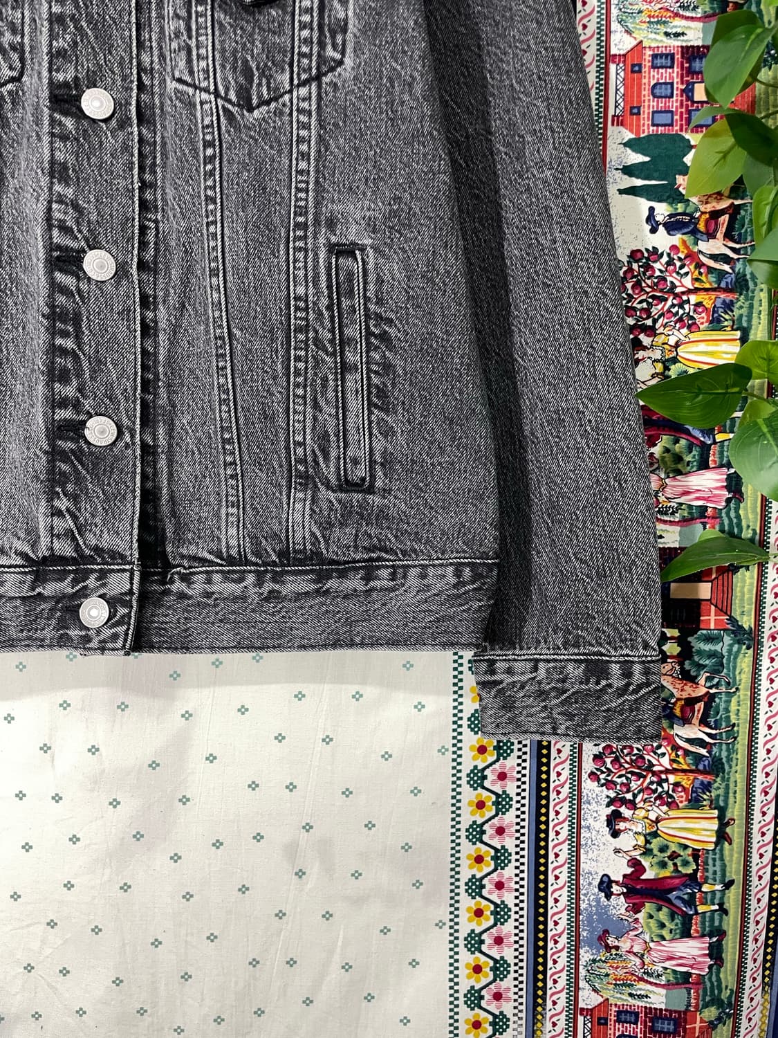 리바이스 흑청 트러커 데님 자켓 상품이미지4