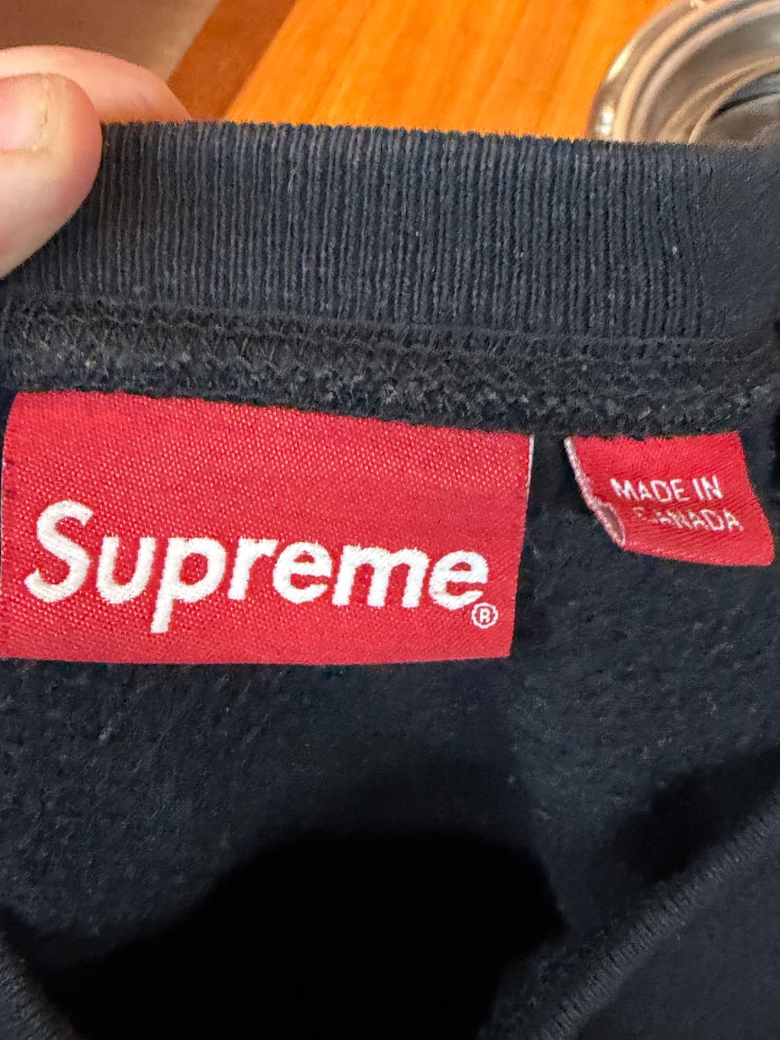 슈프림 박스로고 검검  상품이미지6