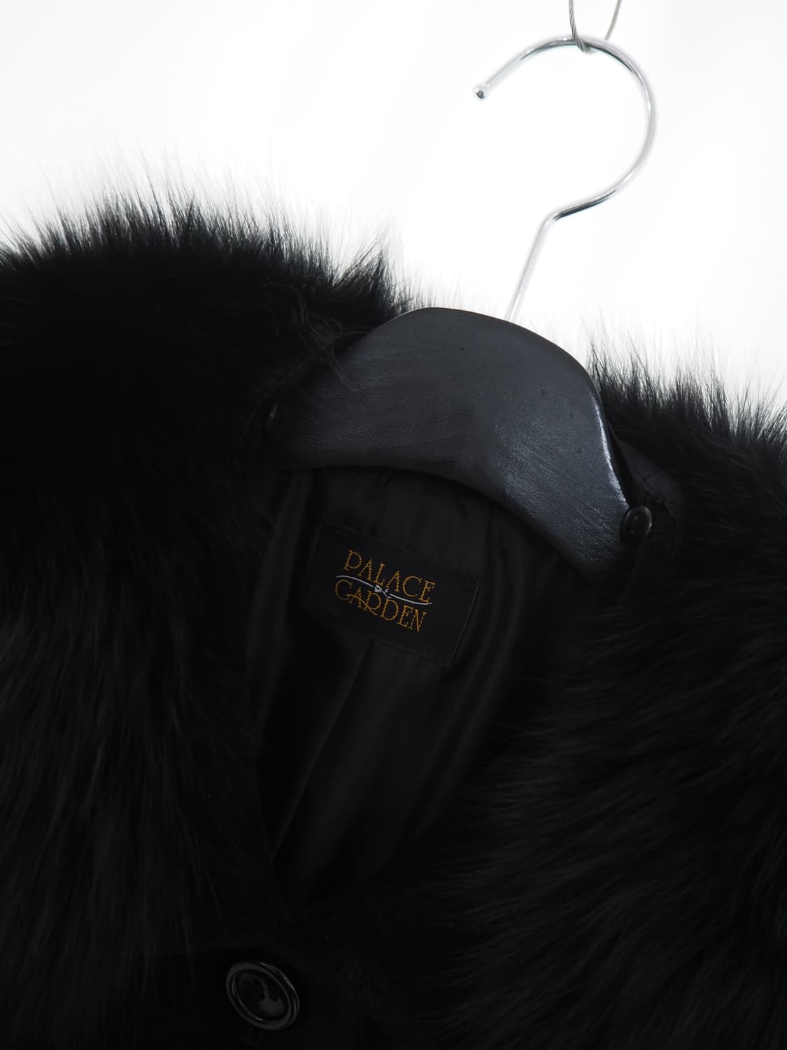 PLACE DE GARDEN fox fur collar coat  상품이미지7