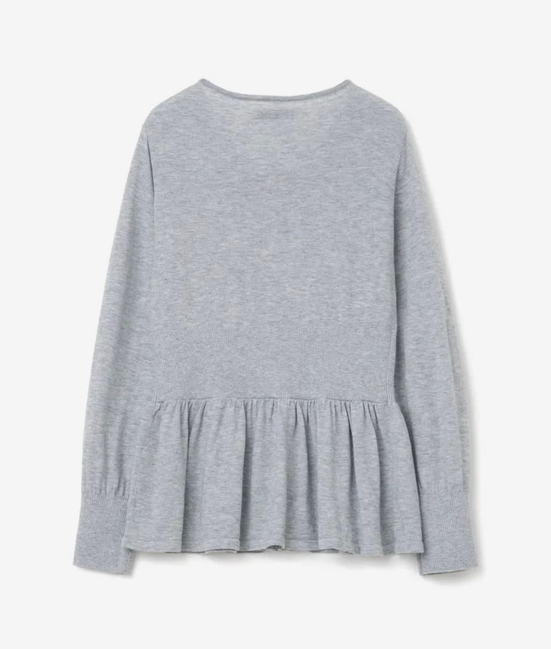 밀로우먼 Fake Button Zip-Up Cardigan Gray 상품이미지3