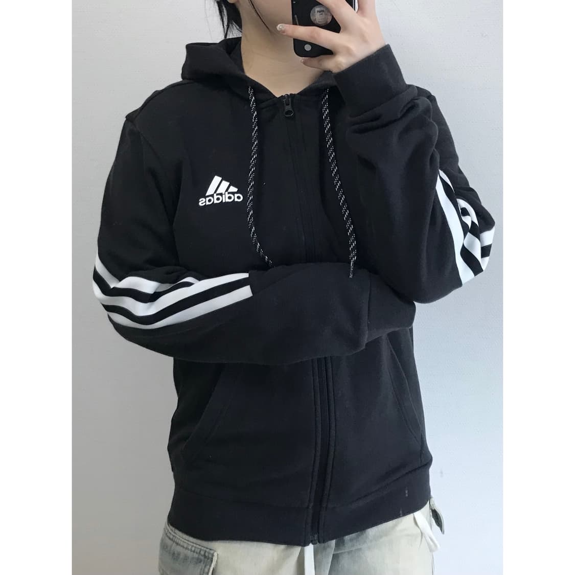 아디다스 트레이닝 후드집업 L 상품이미지1