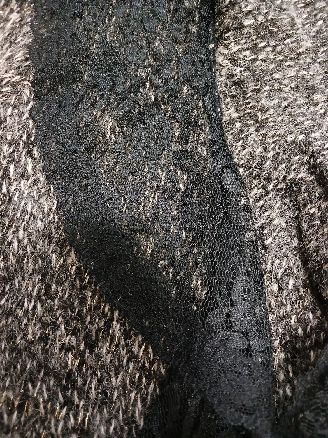 모리걸 프릴 니트 가디건 상품이미지2