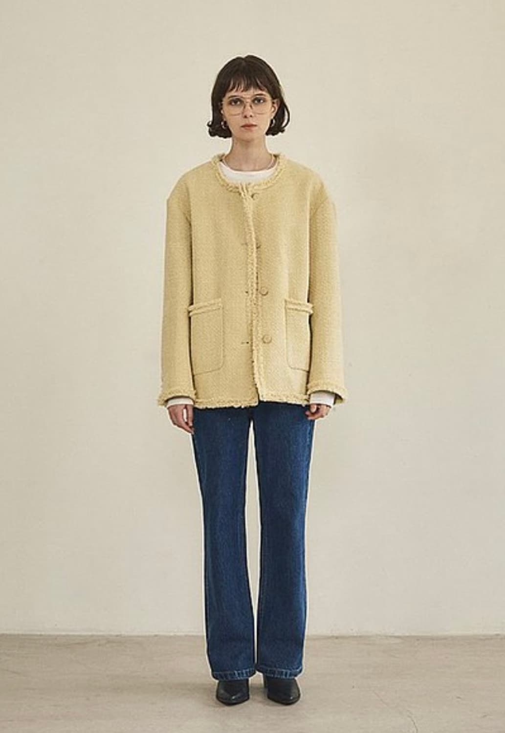 반원아뜰리에 트위드 옐로우 상품이미지1