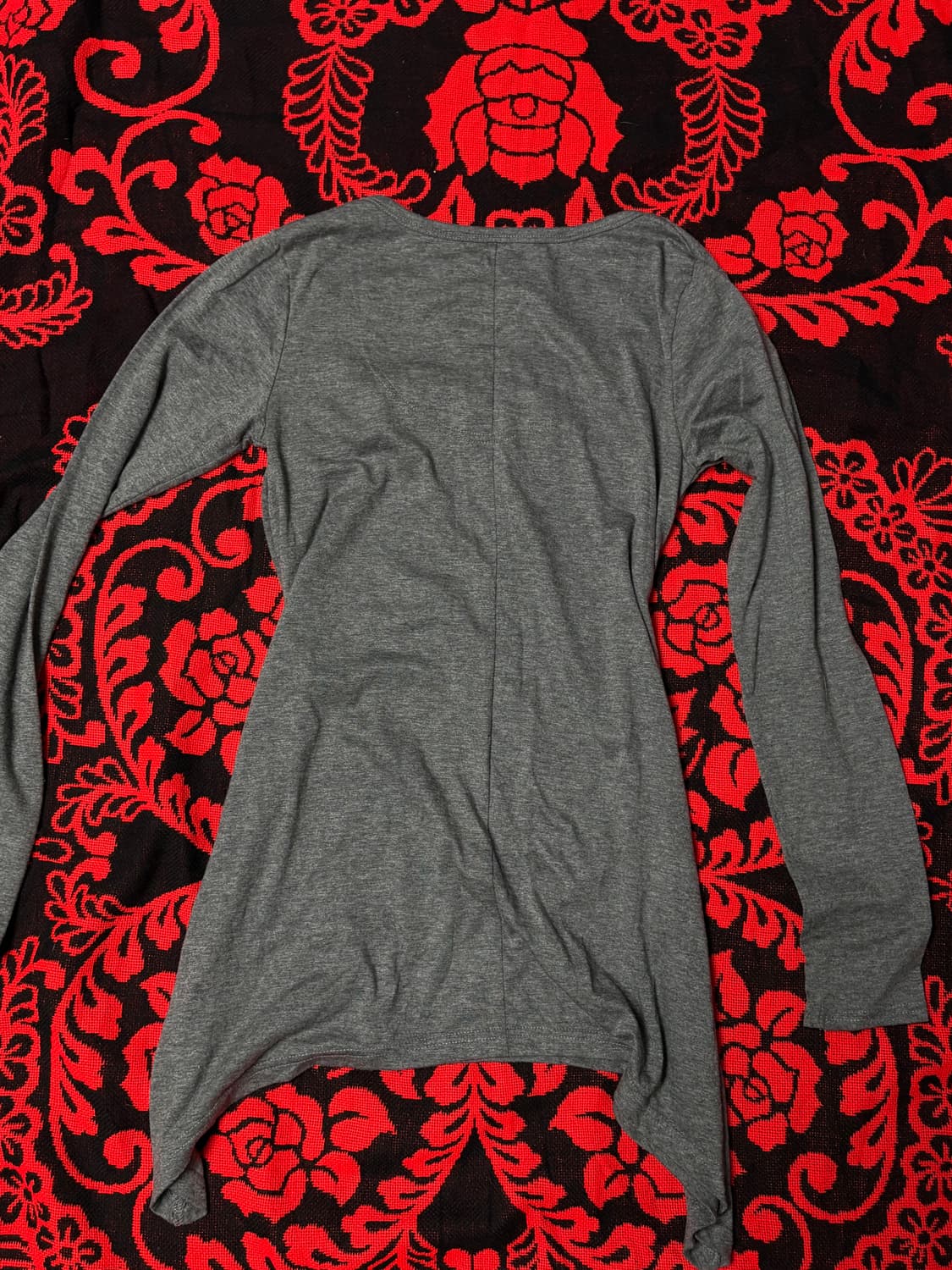 Y2K rock punk linestone long sleeve 상품이미지5
