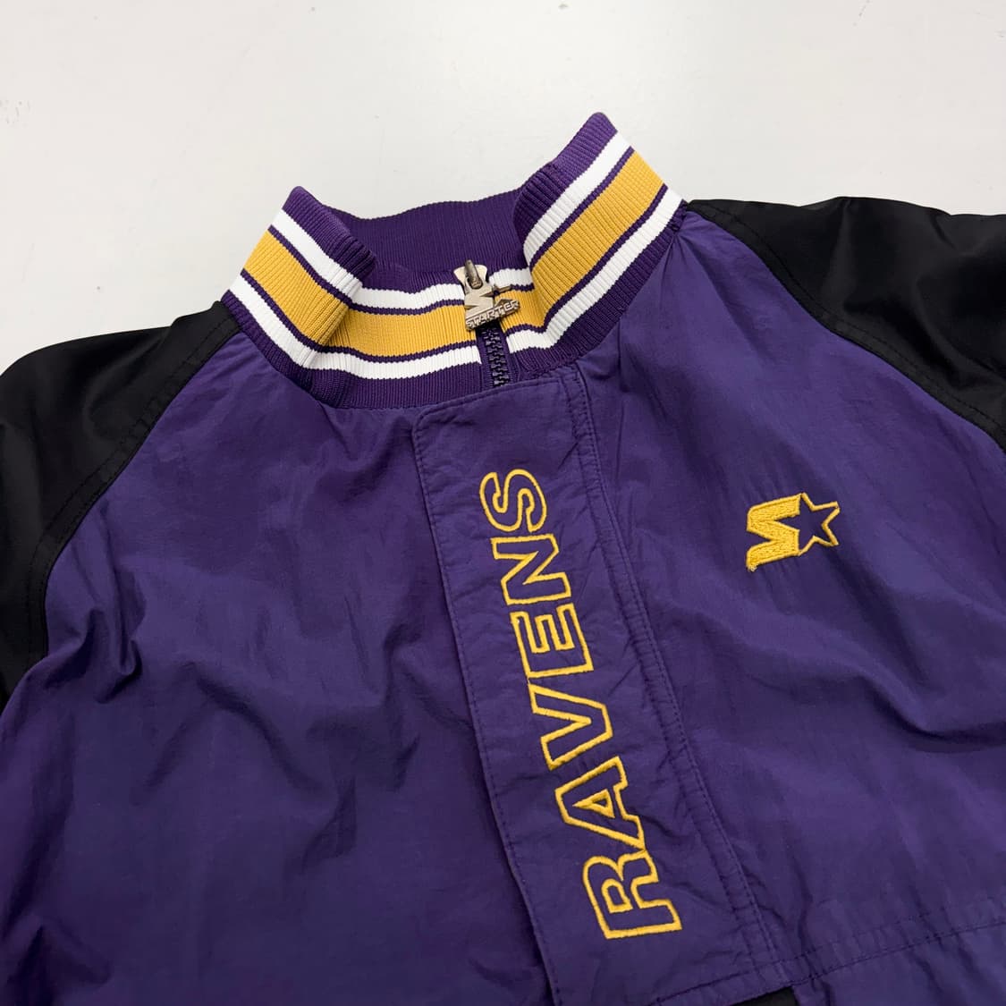 스타터 90s 프로라인 레이븐스 올드스쿨 아노락 점퍼  상품이미지4