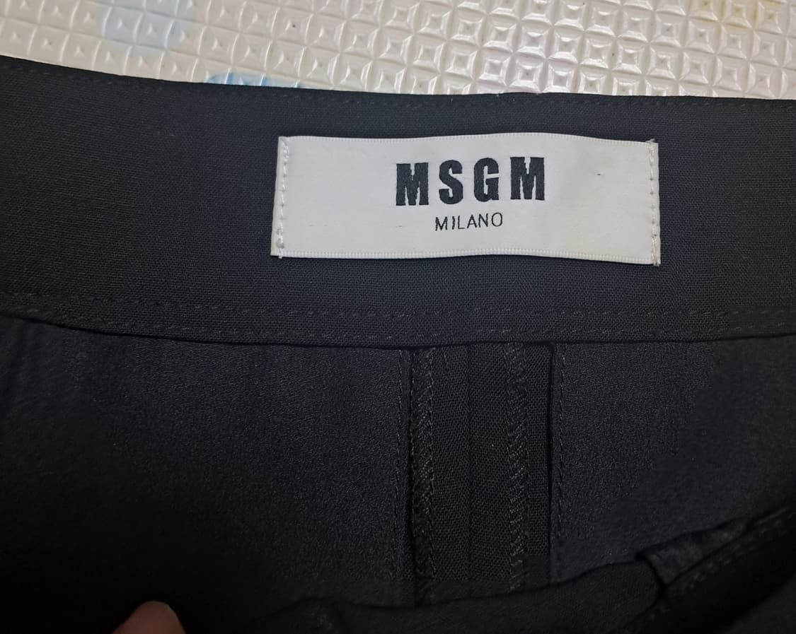 MSGM 블랙 와이드 팬츠 40(약 55) 상태최상 상품이미지3